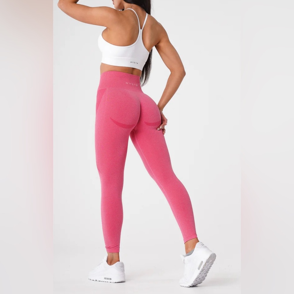 NWOT NVGTN Hot Pink Contour Seamless Leggings